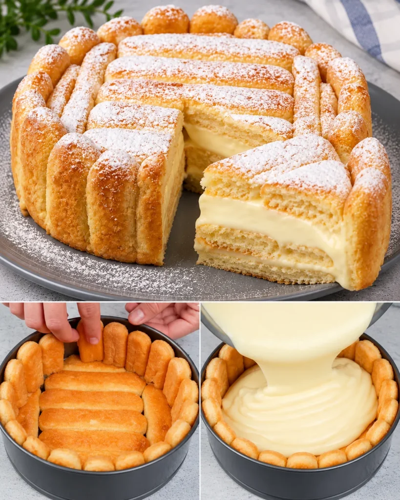Charlotte Express à la Crème Vanillée
