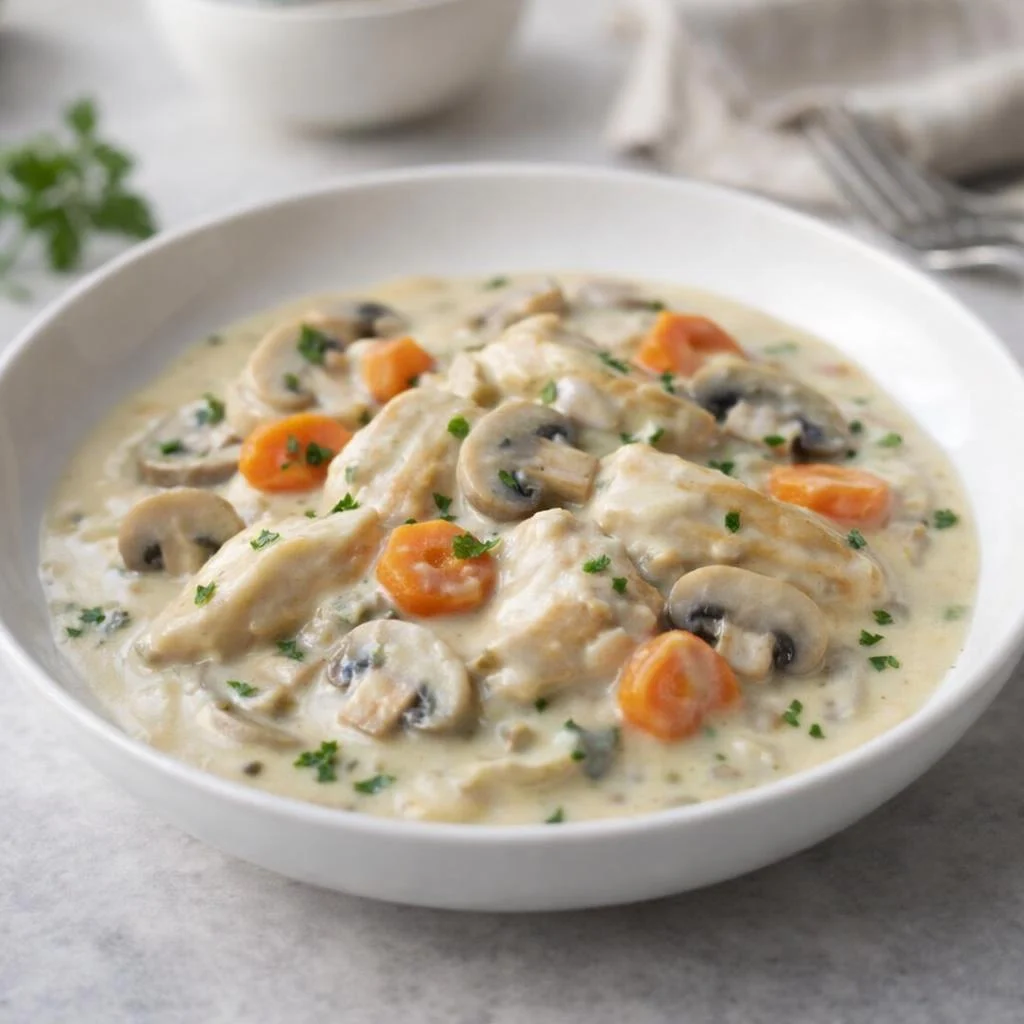 Blanquette de poulet maison onctueuse : facile et réussie