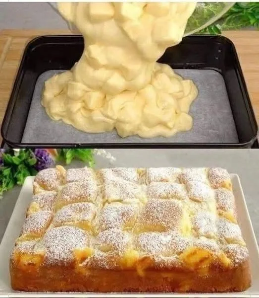 Gâteau aux pommes à l'Air Fryer