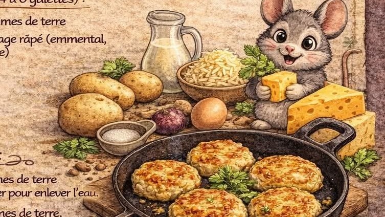 Galettes de Pommes de Terre au Fromage