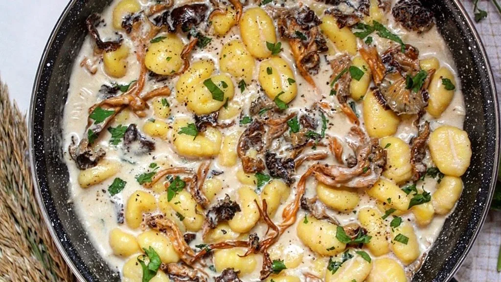Gnocchis à la sauce forestière
