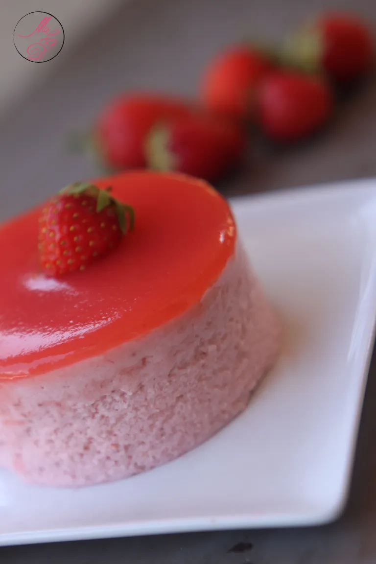 Mini Bavarois Fraise sans Cuisson