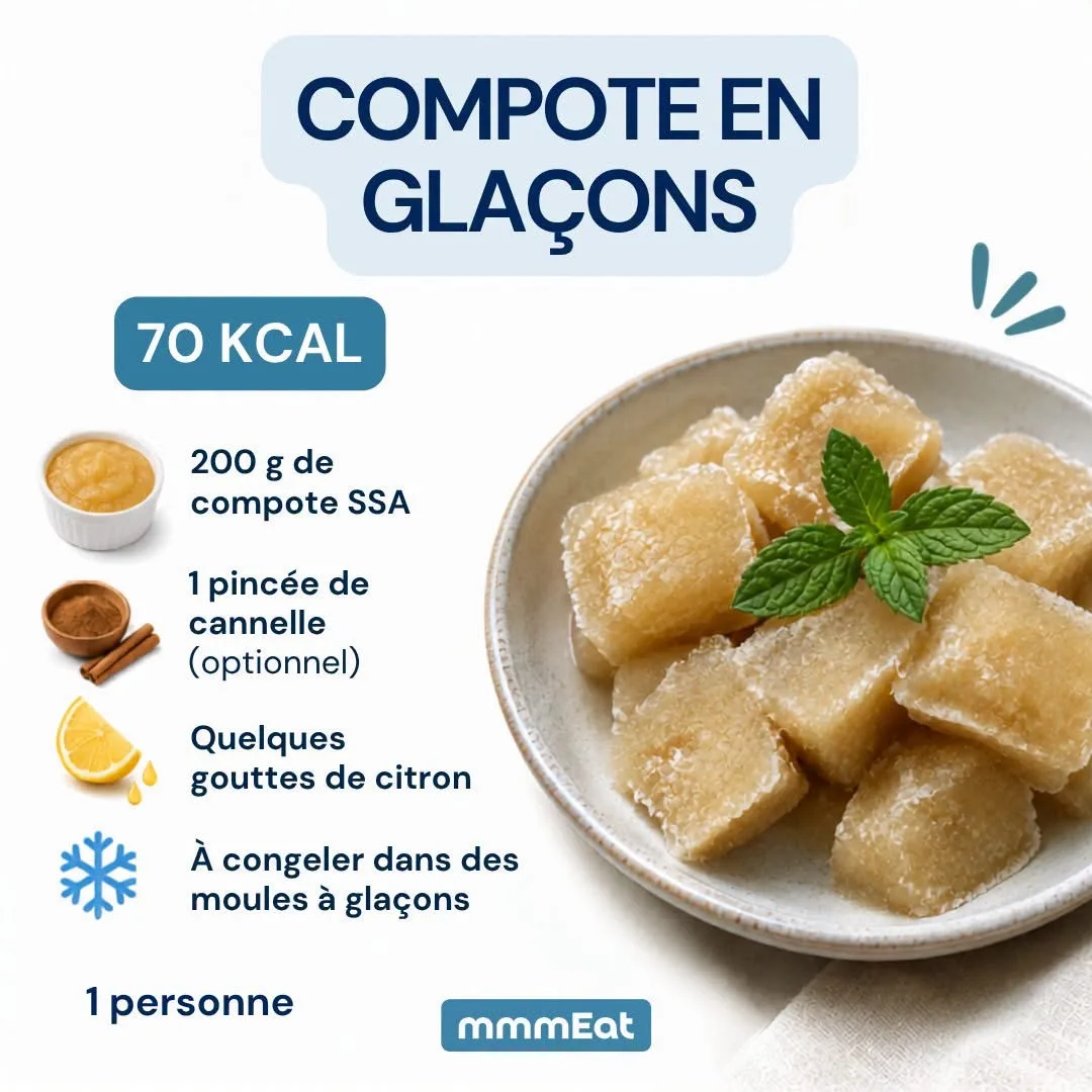 Compote en glaçons