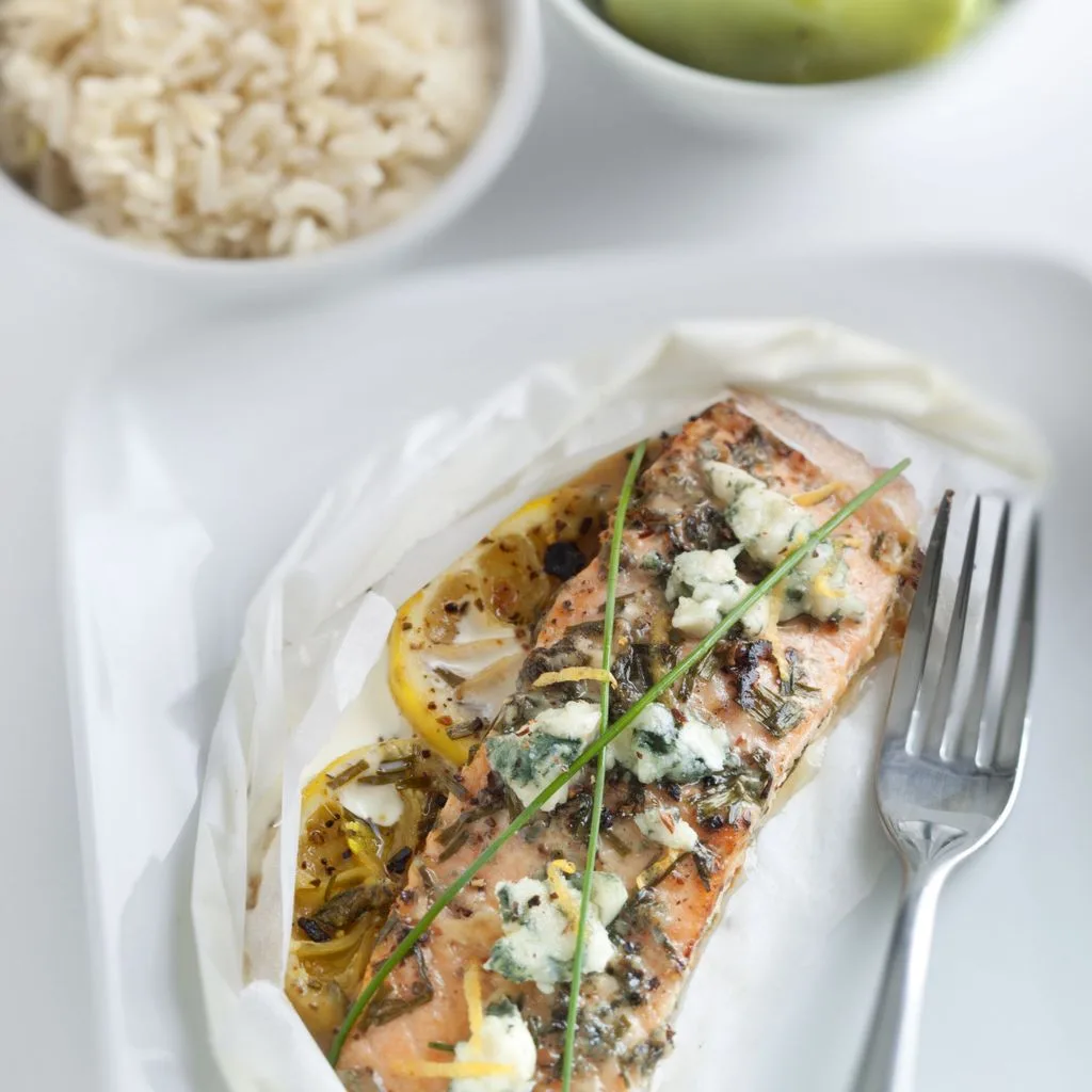 Saumon au roquefort en papillote : la meilleure recette