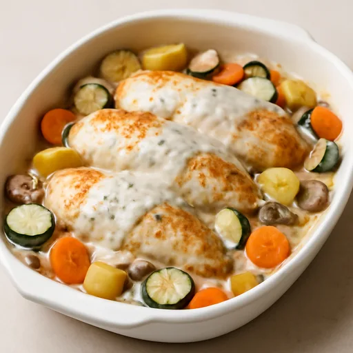 Filet de poulet au fromage frais