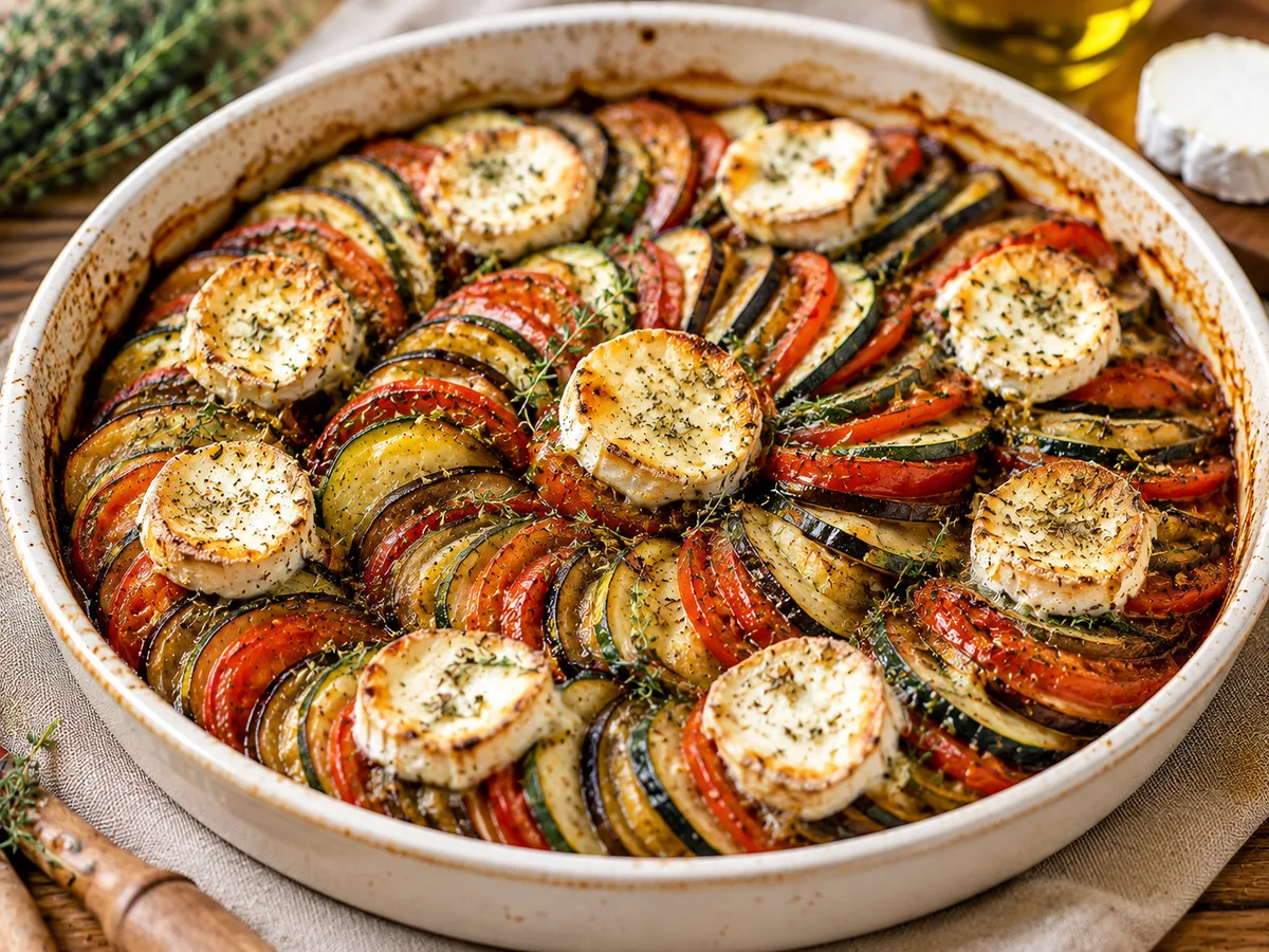 Tian provençal au chèvre