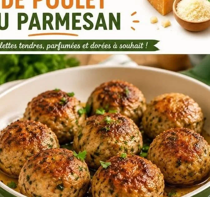 Boulettes de poulet au parmesan