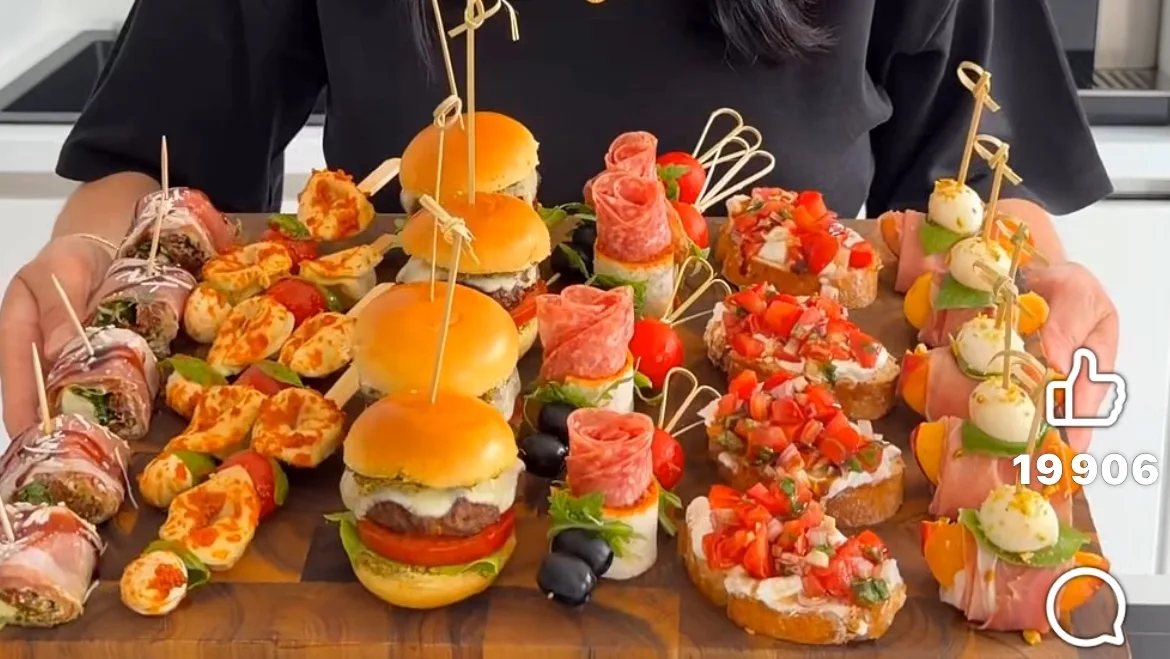 6 variantes d'amuse-bouche italiennes