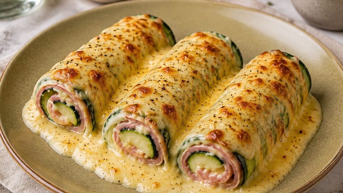 Courgettes gratinées au comté