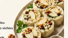 Roulés gourmands poire et bleu