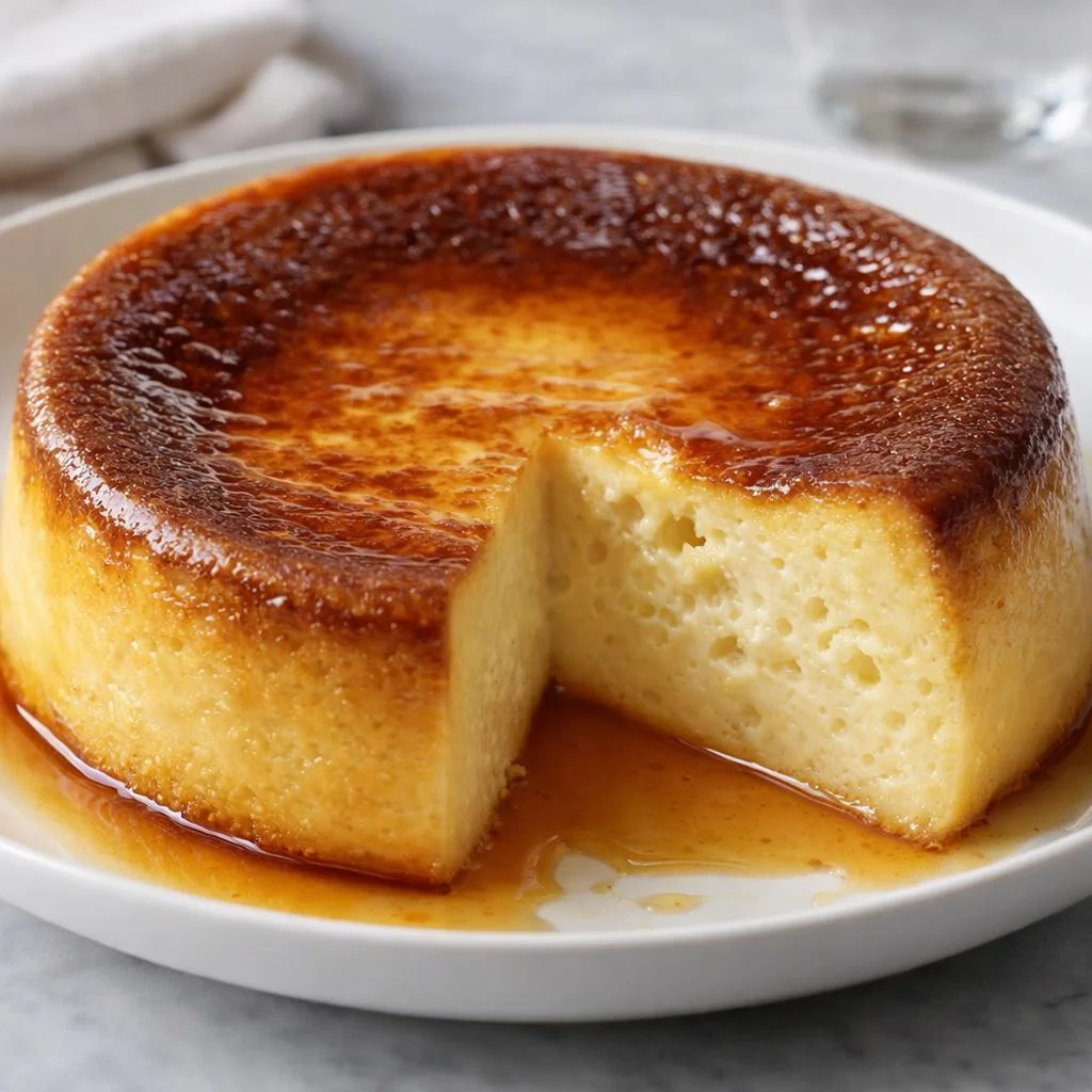 Flan sans pâte à la vanille