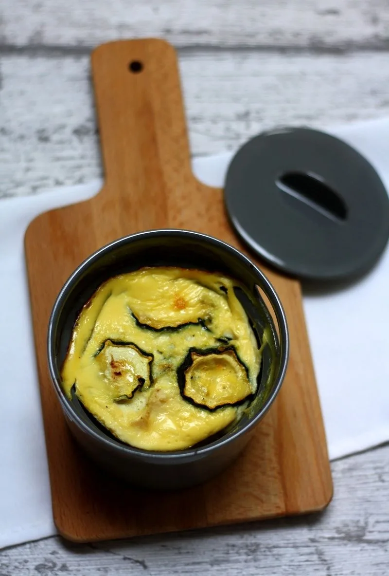 Flan courgette et poulet