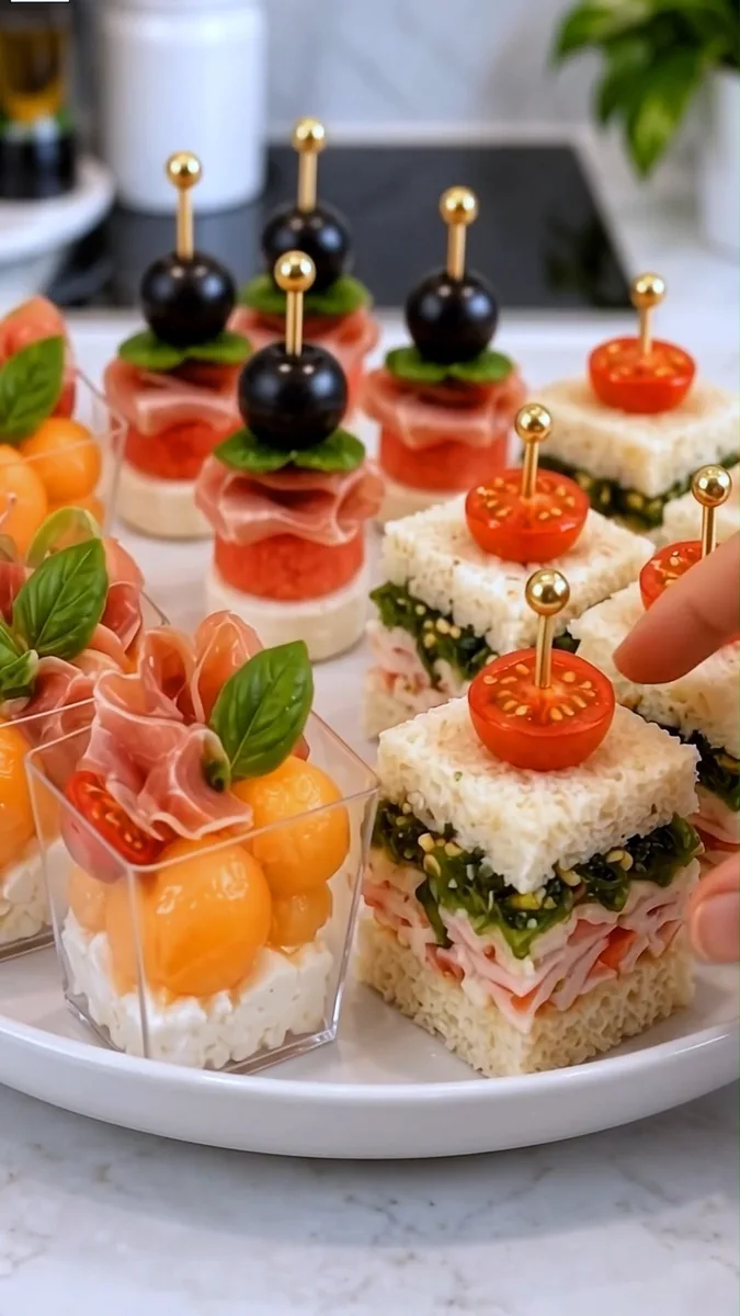 3 Amuse-bouches frais pour fête