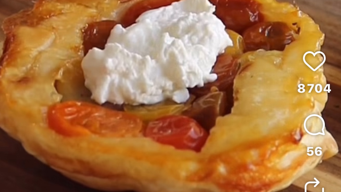Tatin tomates burrata