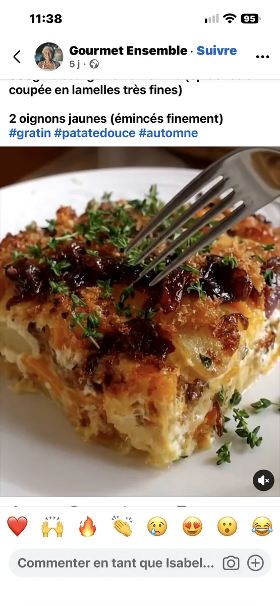 Le Gratin Dauphinois Réinventé : Patate Douce, Courge Butternut, Oignons Confits & Reblochon Coulant