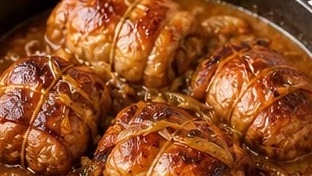 Paupiettes de Porc à la Bière