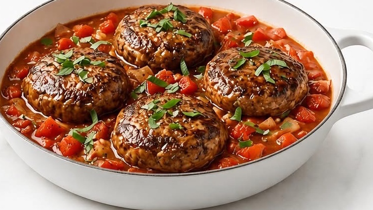 STEAK HACHÉ À LA PROVENÇALE