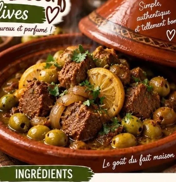 Tajine de Boeuf aux olives