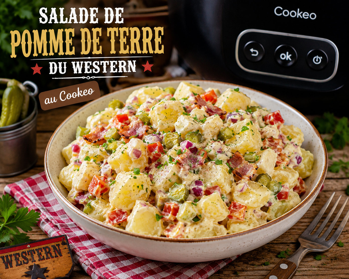 Salade de pomme de terre du western au cookeo