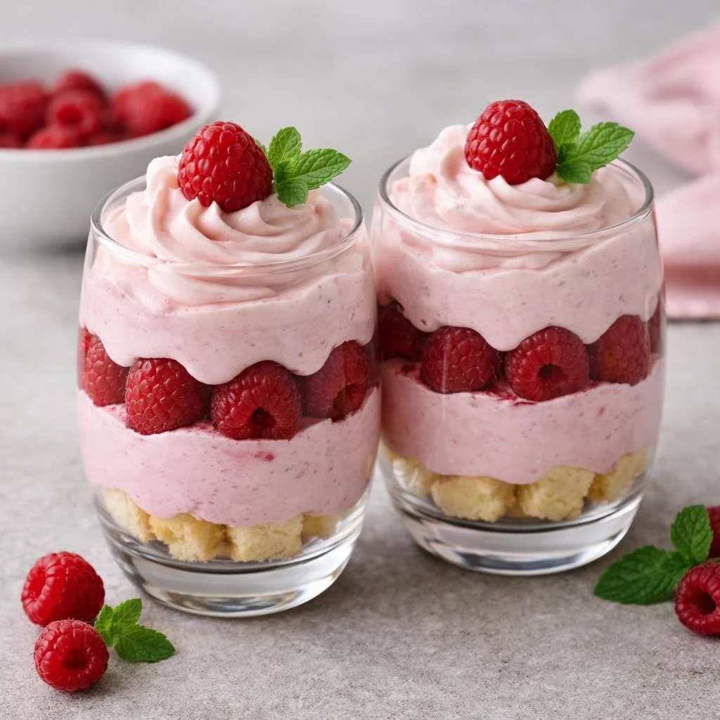 Recette verrine mascarpone framboise sans cuisson