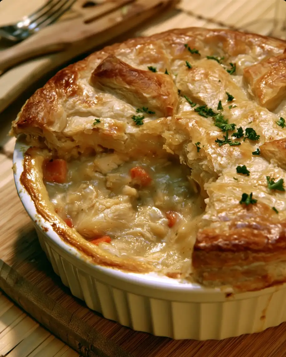 Pâté au poulet : ma recette maison avec pâte brisée