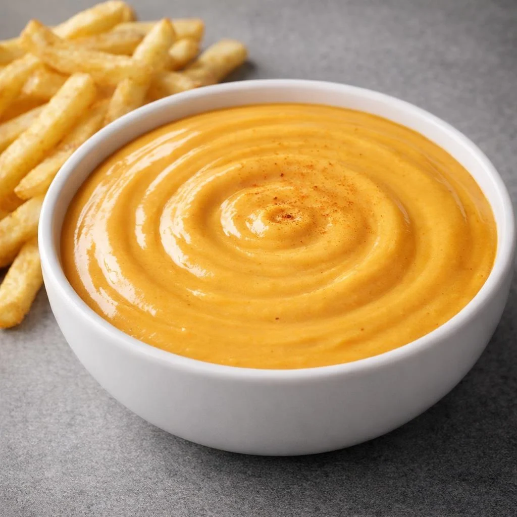 Sauce cheddar maison pour frites croustillantes