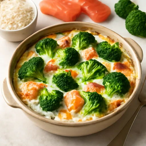 Comme un parmentier brocolis-saumon
