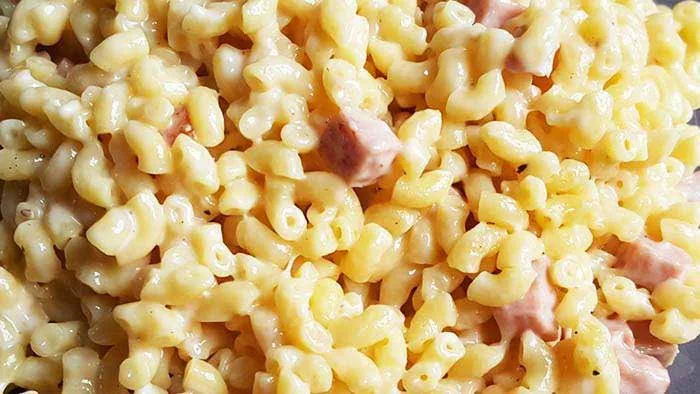 Coquillettes jambon fromage