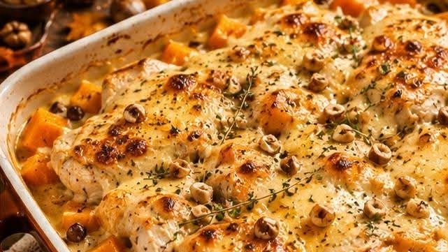 Poulet Gratiné au Butternut & Comté