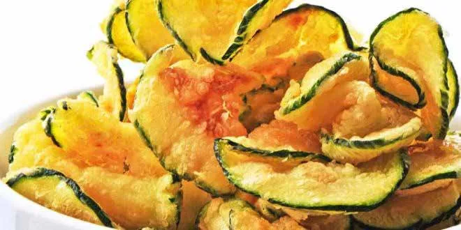 Chips de courgettes