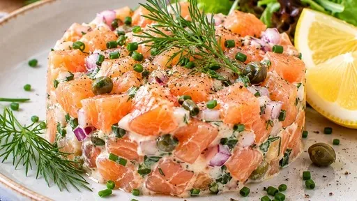 Tartare de saumon