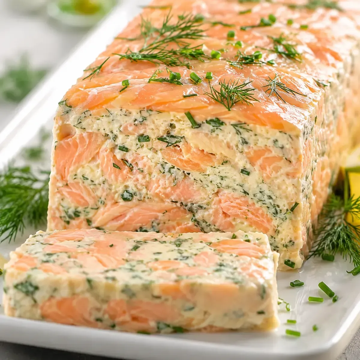 Terrine de Saumon Fondante aux Herbes Fraîches