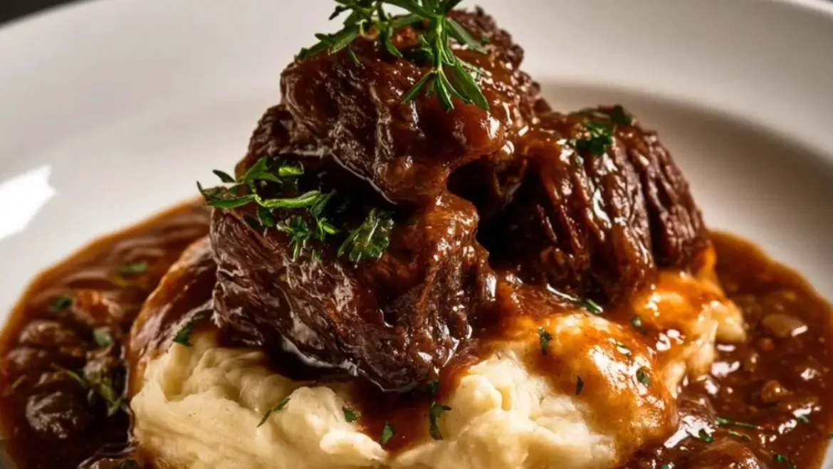 Bœuf braisé et purée maison