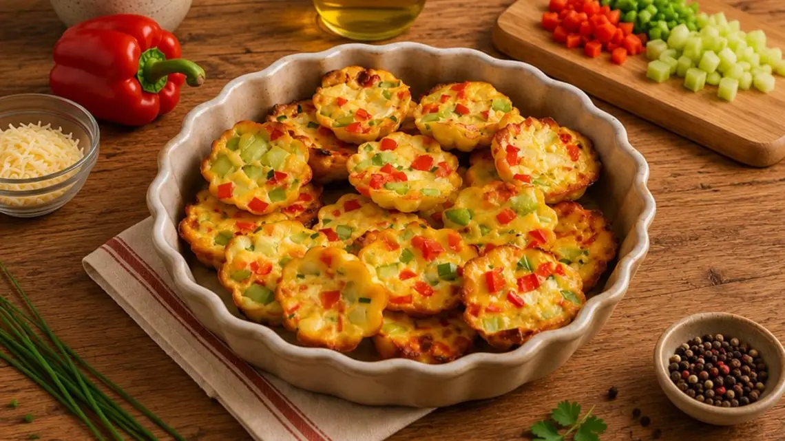 Mini Clafoutis de Légumes au Chèvre