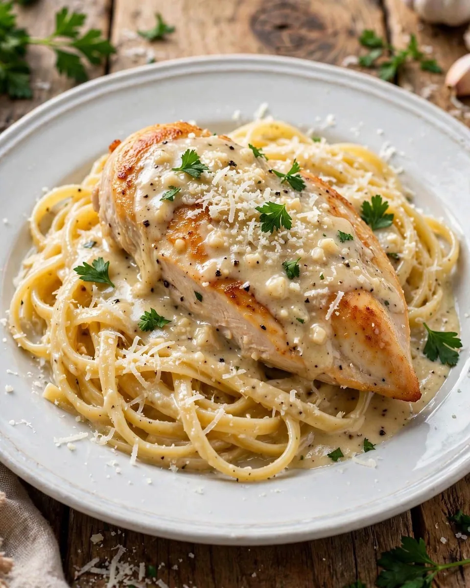 Poulet crémeux au parmesan