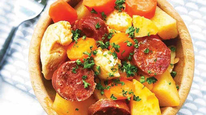 Poulet Pomme de Terre Chorizo