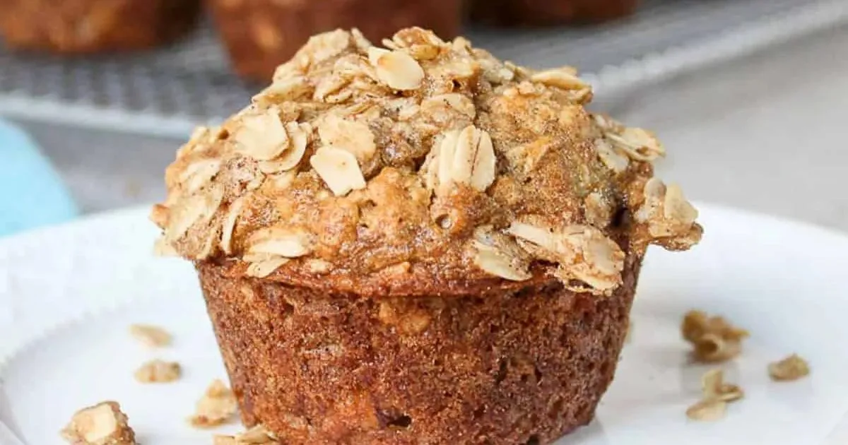 Muffins à l'avoine et à la banane