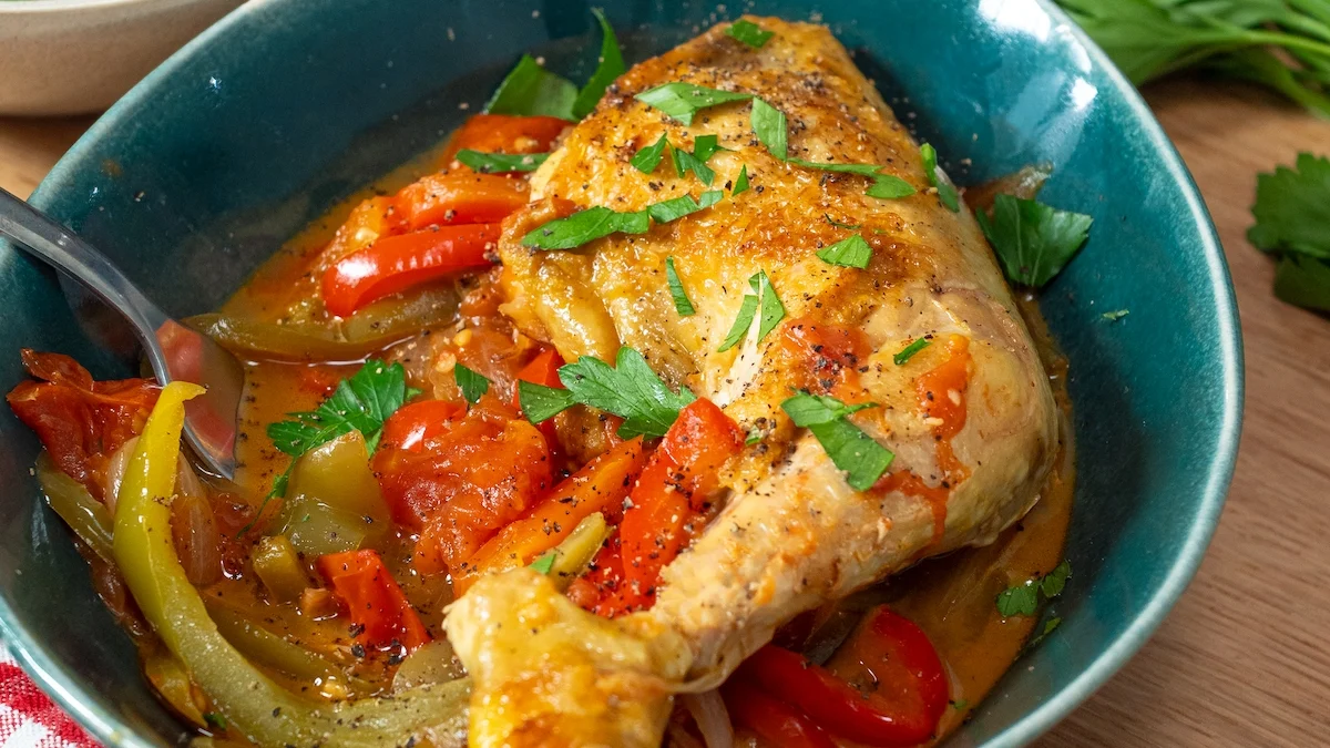 Poulet basquaise