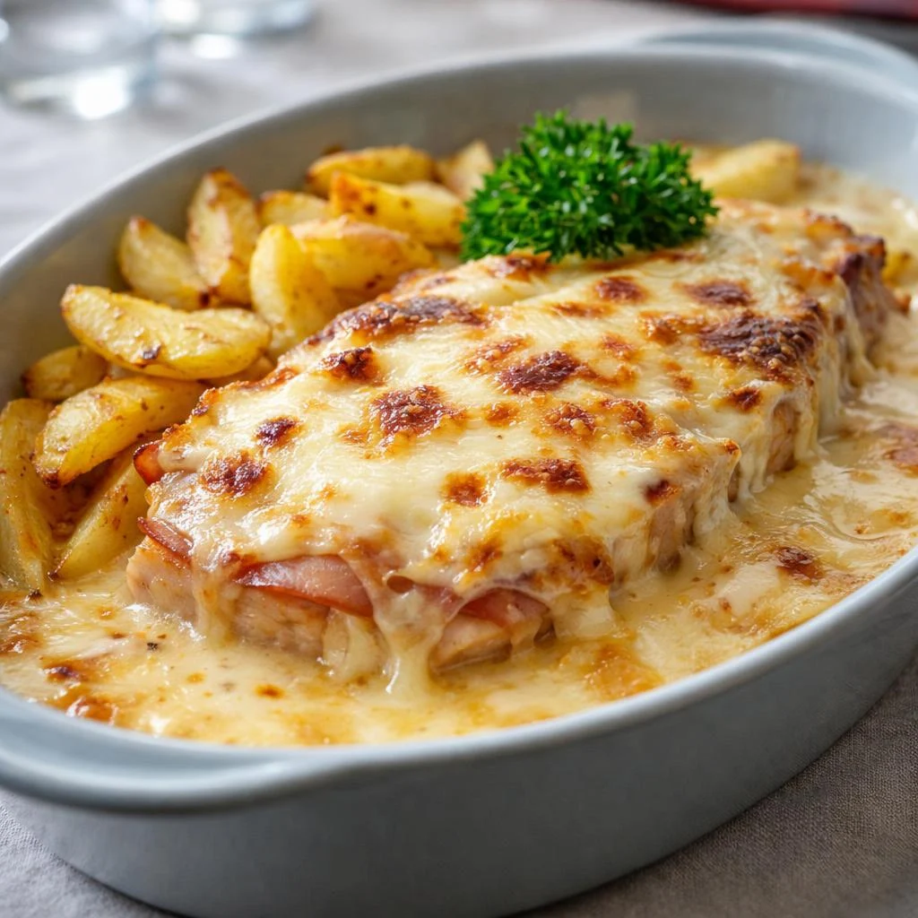 Escalope savoyarde au fromage à raclette