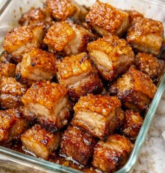 Bouchées de Poitrine de Porc Croustillantes à l'Air Fryer