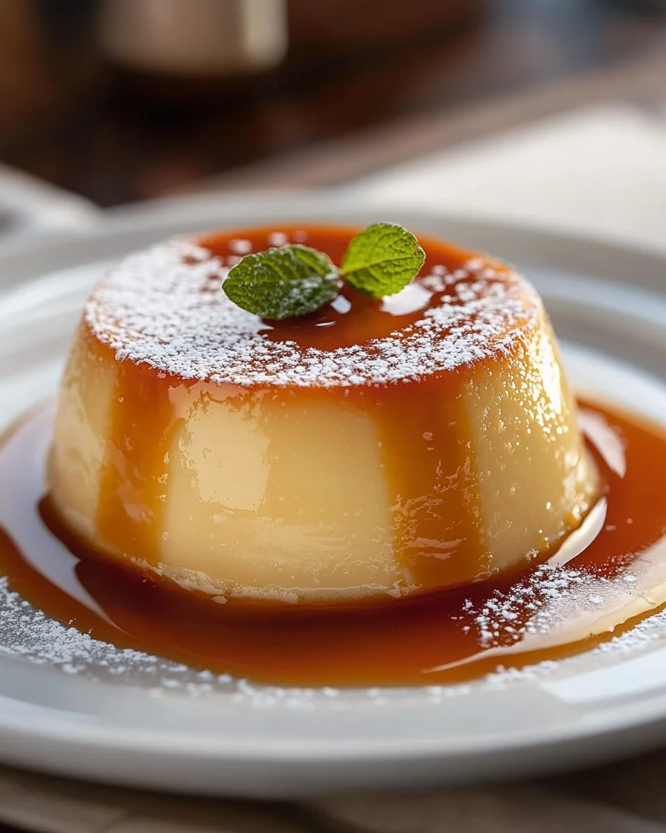 Flan caramel fondant
